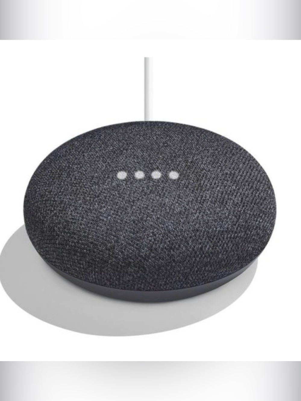 NWT Google Home Mini (1st Gen) Smart Speaker with Google Assistant, Charcoal
